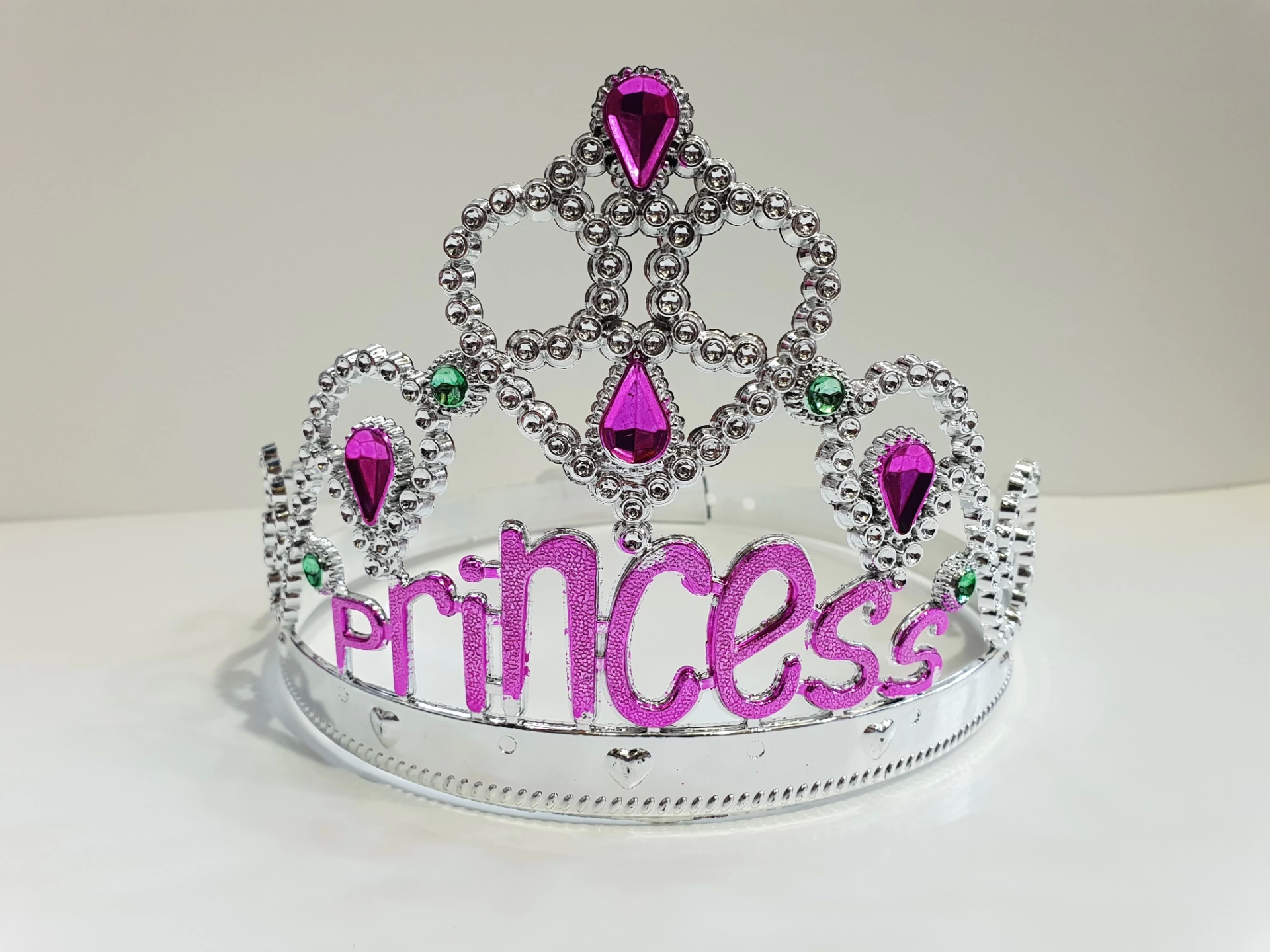 Gümüş Renk Prenses Yazılı Parti Tacı 60 Cm - Lisinya Gümüş Renk Prenses Yazılı Parti Tacı 60 Cm - Lisinya