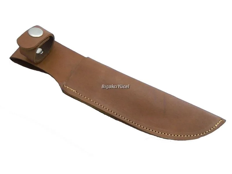 Hakiki Deri Uzun Bıçak Kılıfı 27 Cm, Kemerlikli - Lisinya