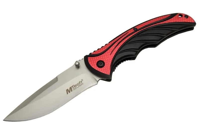 Handsome 455 Kırmızı Kamp Çakı 21cm - Yarı Otomatik, Kemerlikli - Lisinya Handsome 455 Kırmızı Kamp Çakı 21cm - Yarı Otomatik, Kemerlikli - Lisinya