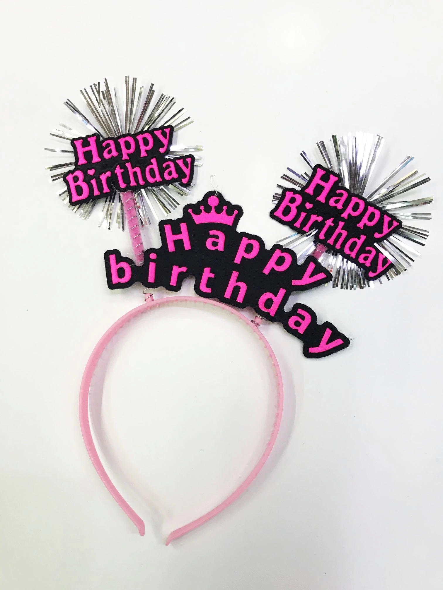 Happy Birthday Neon Renk Doğum Günü Tacı 12 Adet - Lisinya Happy Birthday Neon Renk Doğum Günü Tacı 12 Adet - Lisinya