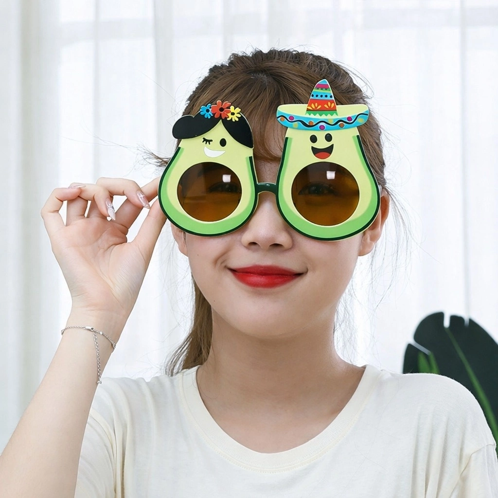 Hawaii Temalı Avokado Gözlük – Kostüm  Parti Gözlüğü - Lisinya