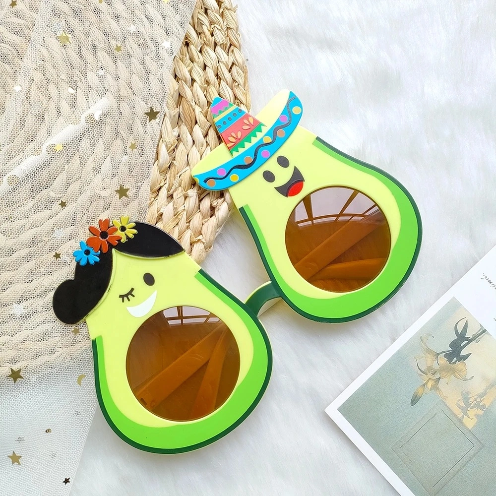 Hawaii Temalı Avokado Gözlük – Kostüm  Parti Gözlüğü - Lisinya