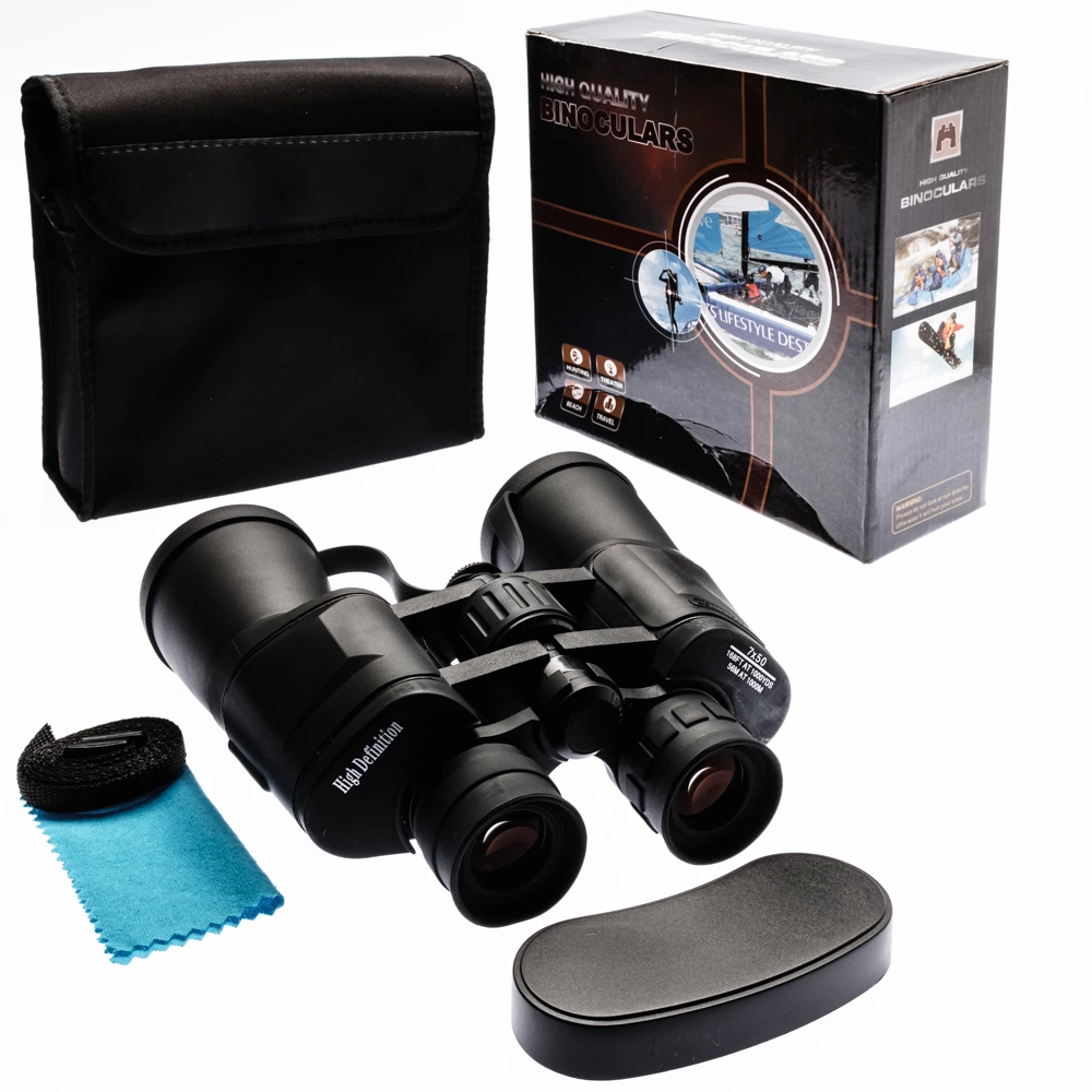 High Defination 7x50 Geniş Ön Mercek Profesyonel El Dürbünü 1000m/56m - Lisinya