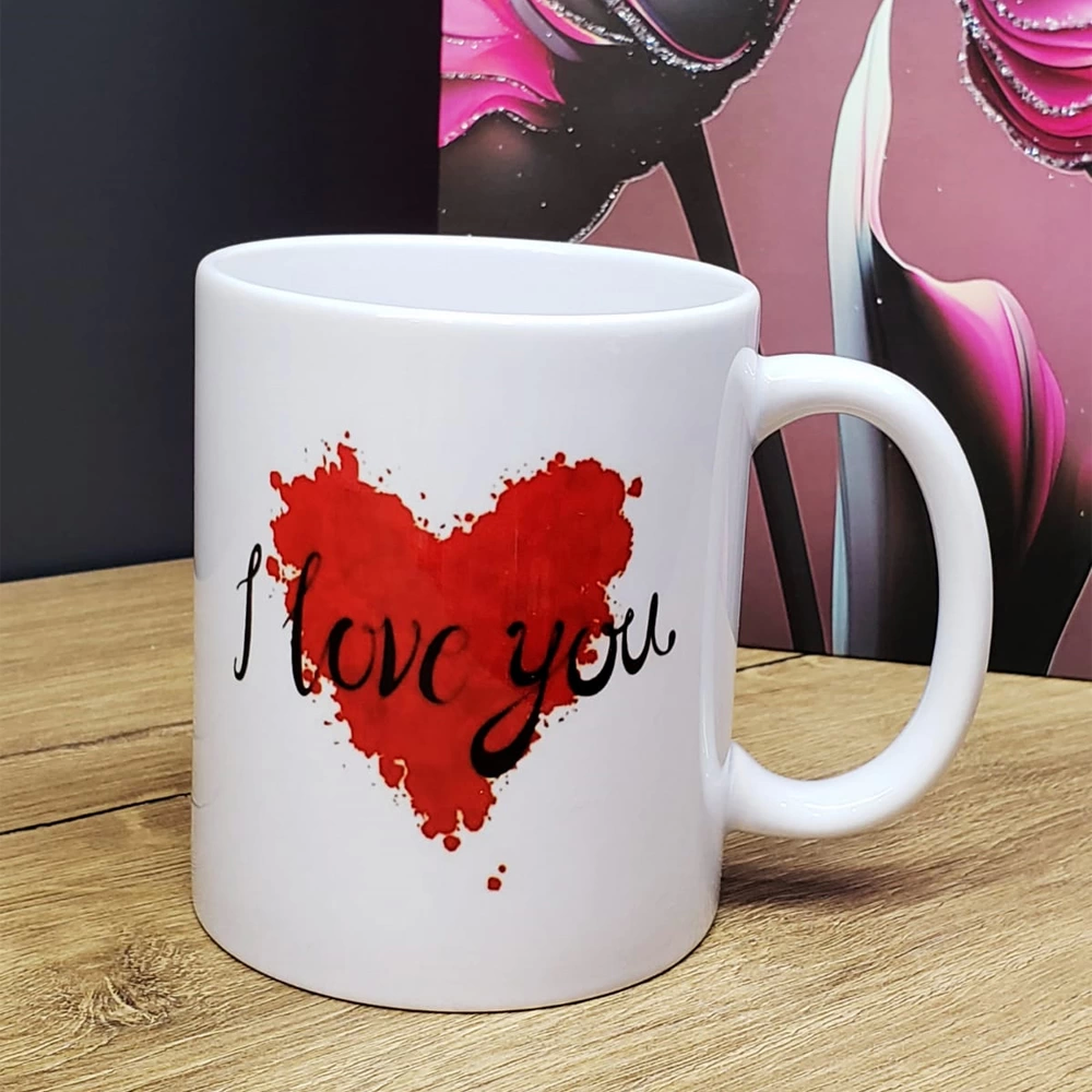 I Love You Tasarım Bardak - Lisinya I Love You Tasarım Bardak - Lisinya