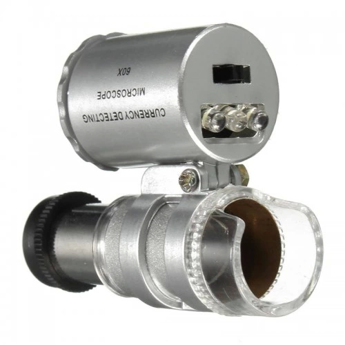 Iphone5 Için Uyumlu Kapaklı Lens Mikroskop Taşınabilir Mini Cep Boyutu Led Mikroskop No.9882ip5ii - Lisinya