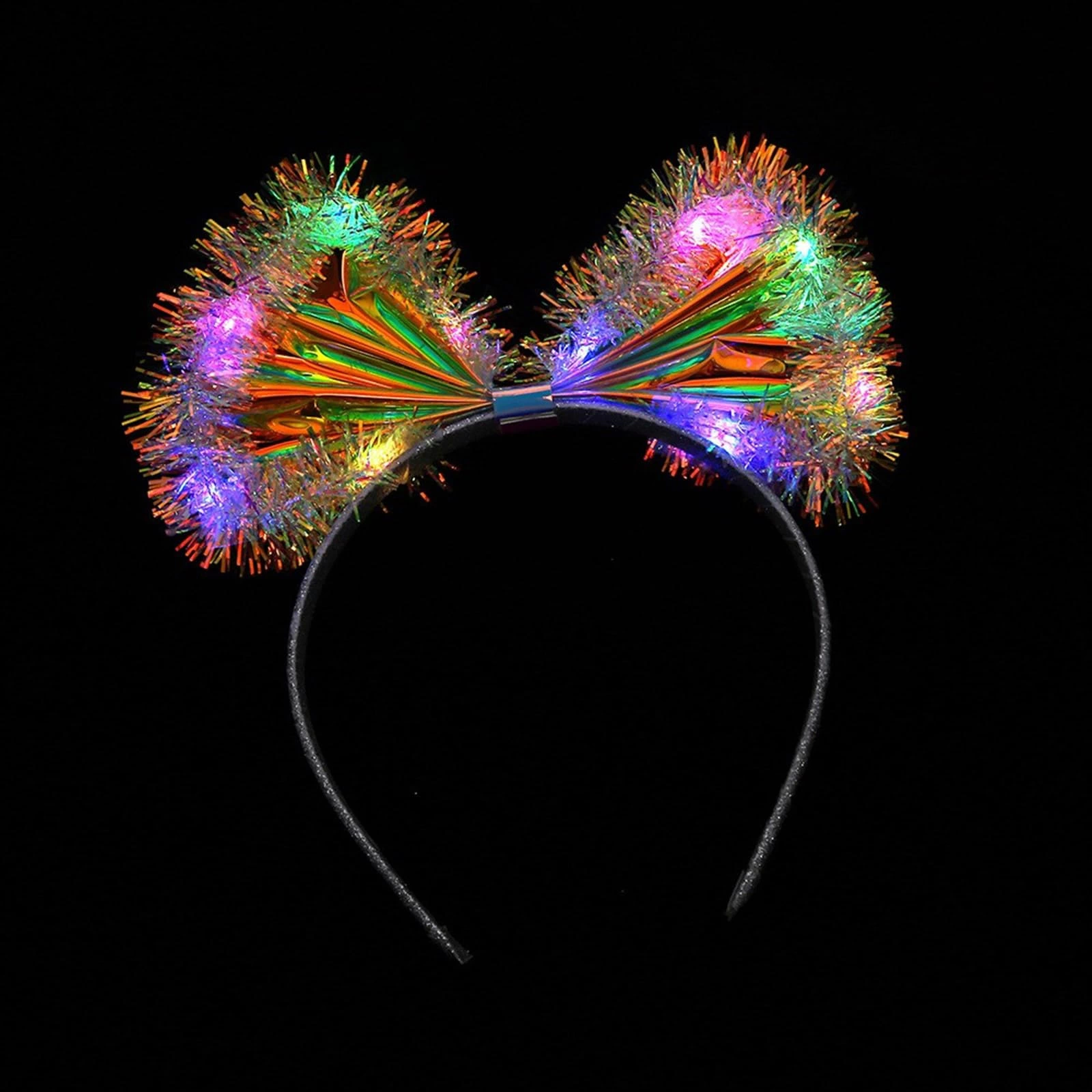 Işıltılı Fiber Fiyonk Gece Tacı Işıklı Ledli Eğlence Tacı 1 Adet 20x21 Cm - Lisinya Işıltılı Fiber Fiyonk Gece Tacı Işıklı Ledli Eğlence Tacı 1 Adet 20x21 Cm - Lisinya