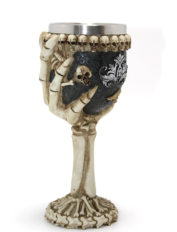 İskelet Eli Tutan 3d Kabartmalı Paslanmaz Çelik Kadeh Bardak Alk1131 - Lisinya İskelet Eli Tutan 3d Kabartmalı Paslanmaz Çelik Kadeh Bardak Alk1131 - Lisinya