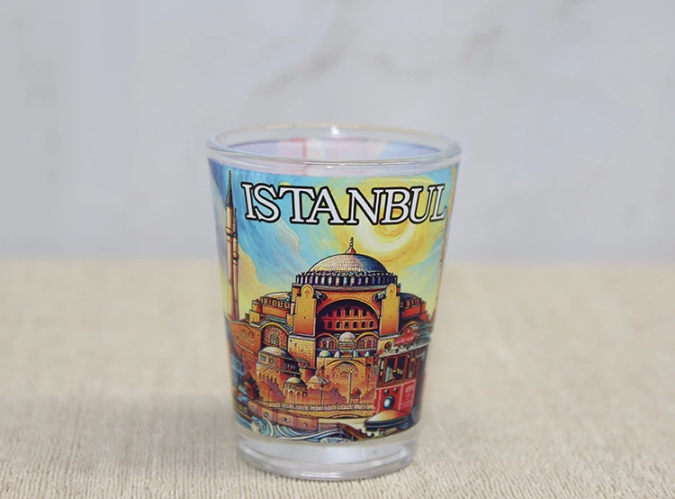 İstanbul Temalı Cam Shot Bardak Alk4356 - Lisinya