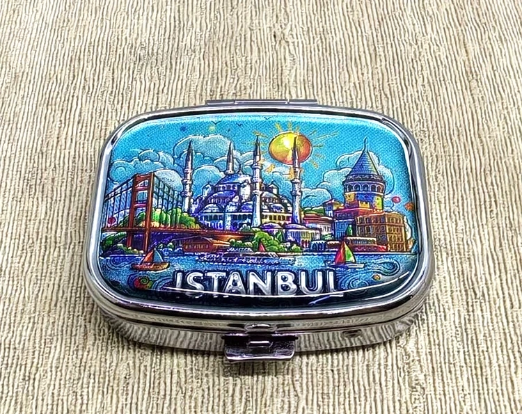 İstanbul Temalı İlaç Kutusu Alk4367 - Lisinya