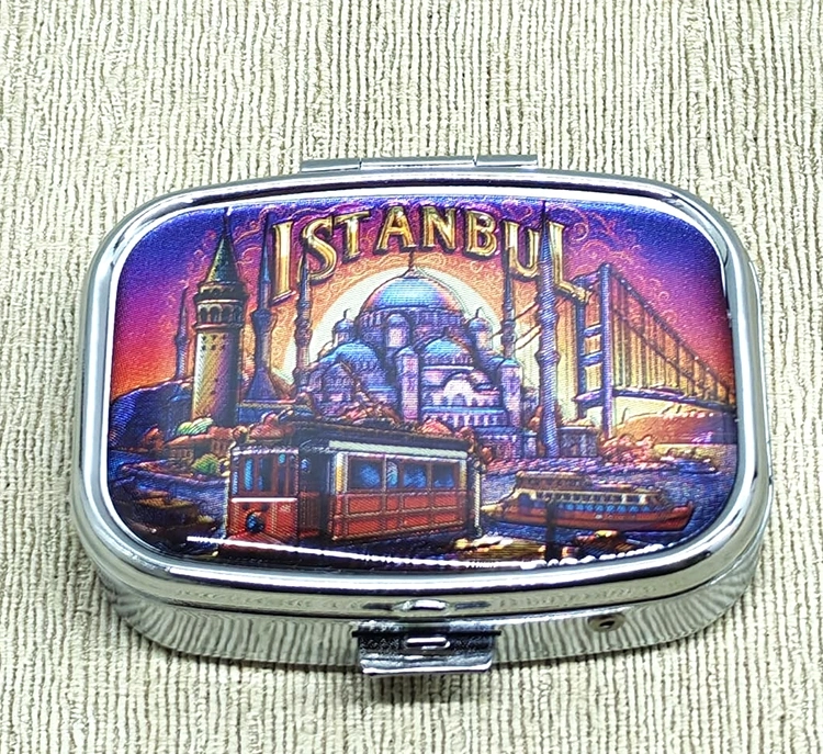 İstanbul Temalı İlaç Kutusu Alk4369 - Lisinya