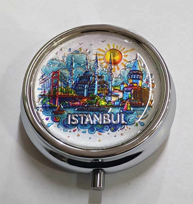 İstanbul Temalı İlaç Kutusu Alk4376 - Lisinya