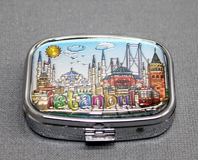 İstanbul Temalı İlaç Kutusu Anahtarlık Aaalk4350 - Lisinya