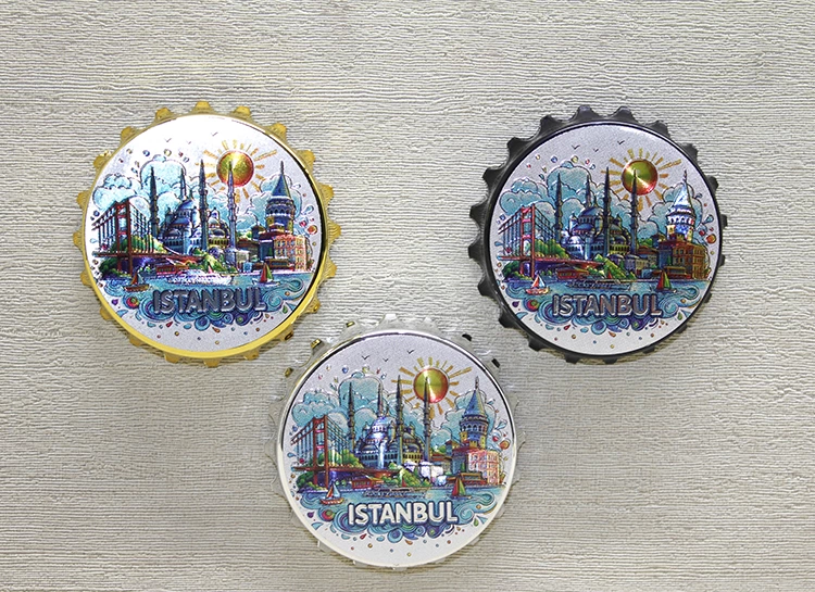 İstanbul Temalı Metal Magnet Alk4341 - Lisinya