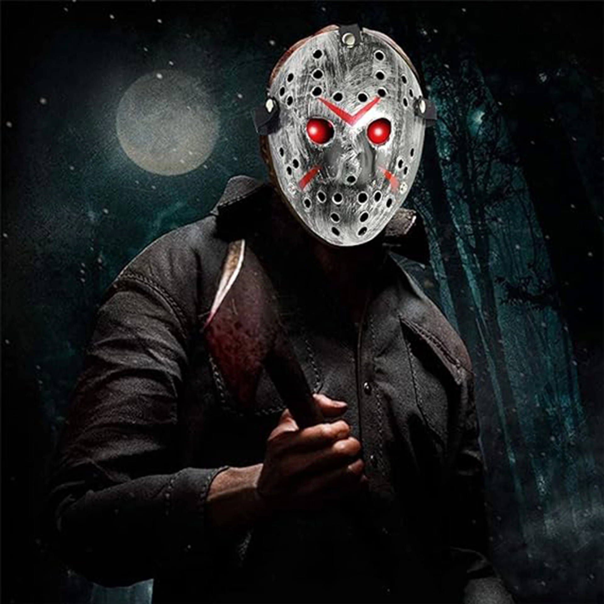 Jason Maskesi Hannibal Maskesi Metal Gümüş Renk 20x25 Cm - Lisinya Jason Maskesi Hannibal Maskesi Metal Gümüş Renk 20x25 Cm - Lisinya