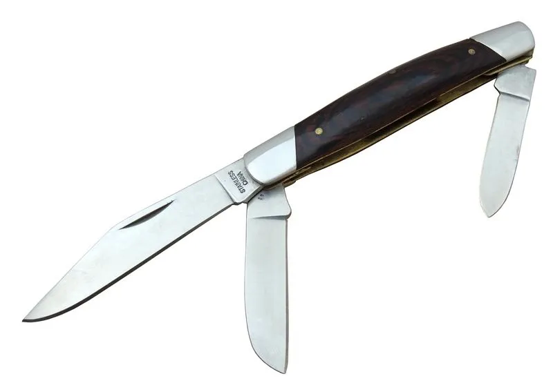 K-15 Falkon Üç Ağızlı / Üçlü Çakı 18 Cm - Ahşap Saplı, Manuel - Lisinya K-15 Falkon Üç Ağızlı / Üçlü Çakı 18 Cm - Ahşap Saplı, Manuel - Lisinya