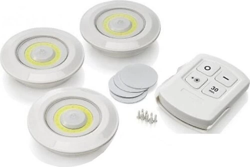 Kablosuz Uzaktan Kumandalı 3lü Led Lamba Seti - Lisinya Kablosuz Uzaktan Kumandalı 3lü Led Lamba Seti - Lisinya