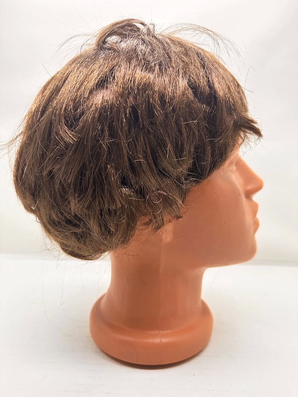 Kahve Renk Kısa Kesim İçi Astarlı Erkek Peruğu - Lisinya