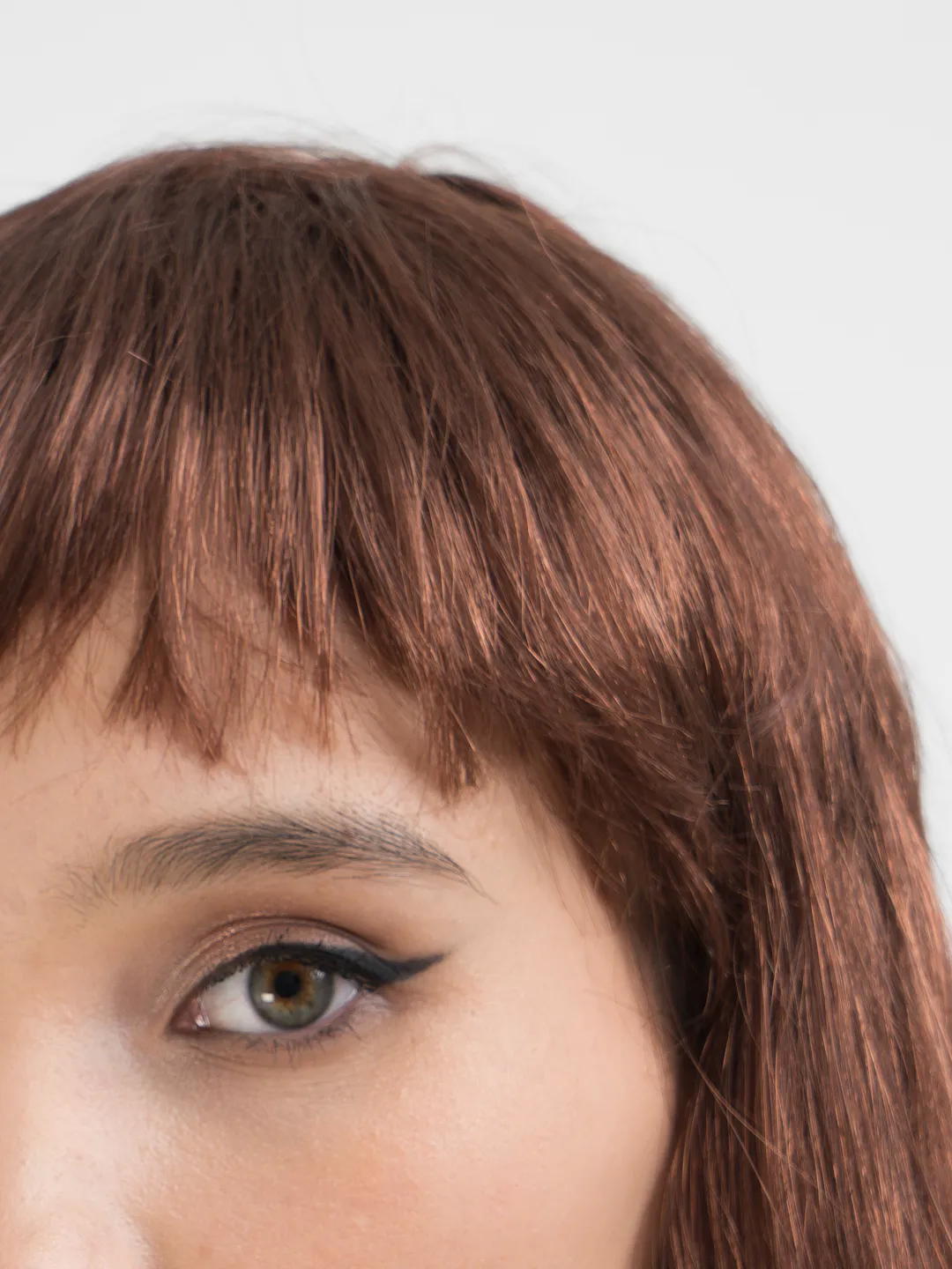 Kahve Renk Uzun Düz Parti Peruğu - Uzun Kahverengi Peruk - Lisinya