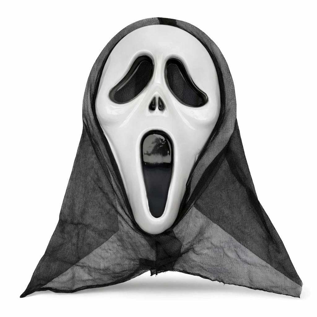 Kapşonlu Çığlık Maskesi Scream Maskesi - Hayalet Maskesi 33x21 Cm - Lisinya Kapşonlu Çığlık Maskesi Scream Maskesi - Hayalet Maskesi 33x21 Cm - Lisinya