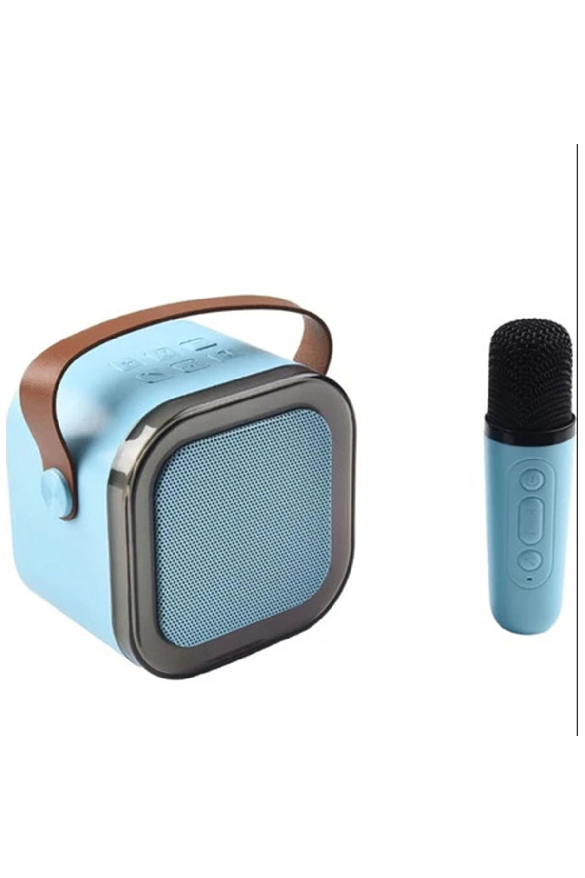 Karaoke Kablosuz Hoparlör Mikrofonlu Rgb Işıklı Bluetooth Speaker Tf Kart/usb Mavi - Lisinya Karaoke Kablosuz Hoparlör Mikrofonlu Rgb Işıklı Bluetooth Speaker Tf Kart/usb Mavi - Lisinya