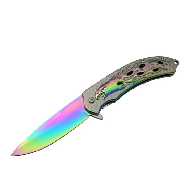 Kartal Rainbowi Tk 21 Cm Kamp / Outdoor Çakı - Yarı Otomatik, Kemerlikli, Kutulu - Lisinya Kartal Rainbowi Tk 21 Cm Kamp / Outdoor Çakı - Yarı Otomatik, Kemerlikli, Kutulu - Lisinya