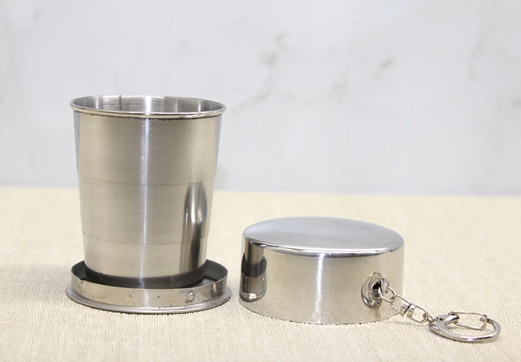 Katlanabilir Tekli Paslanmaz Çelik Shot Bardak Alk3935 - Lisinya