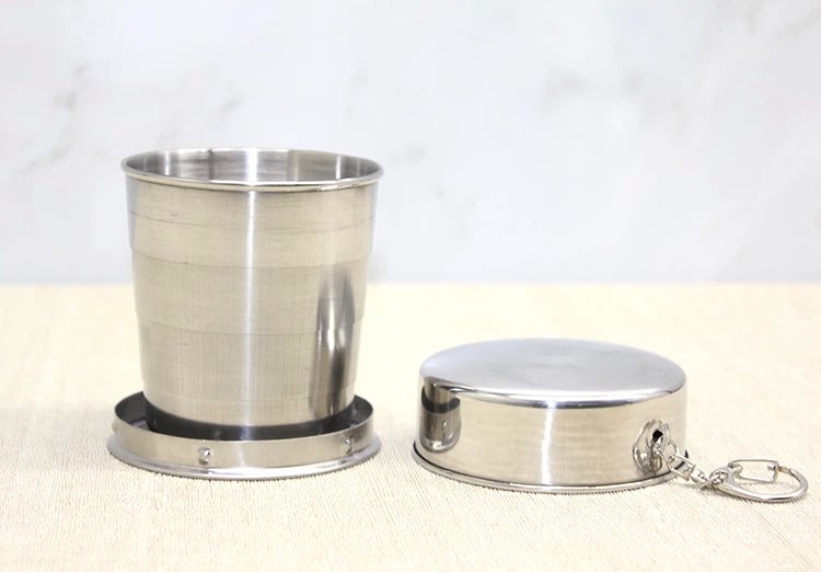 Katlanabilir Tekli Paslanmaz Çelik Shot Bardak Alk3936 - Lisinya