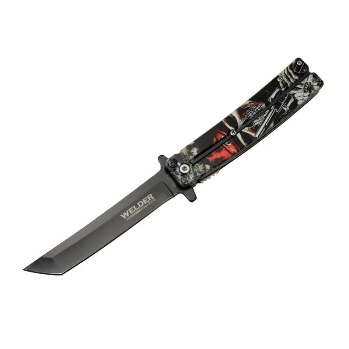 Kelebek Çakı Tanto 22,5 Cm , Kemerlikli - Lisinya Kelebek Çakı Tanto 22,5 Cm , Kemerlikli - Lisinya