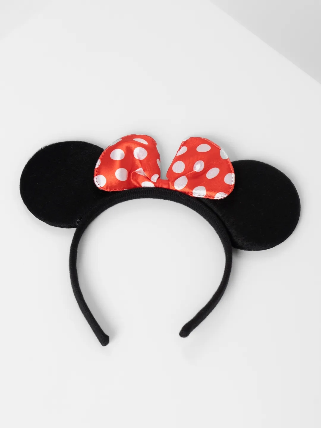 Kırmızı Fiyonklu Minnie Mouse Taç Fare Tacı Kafa Bandı - Lisinya