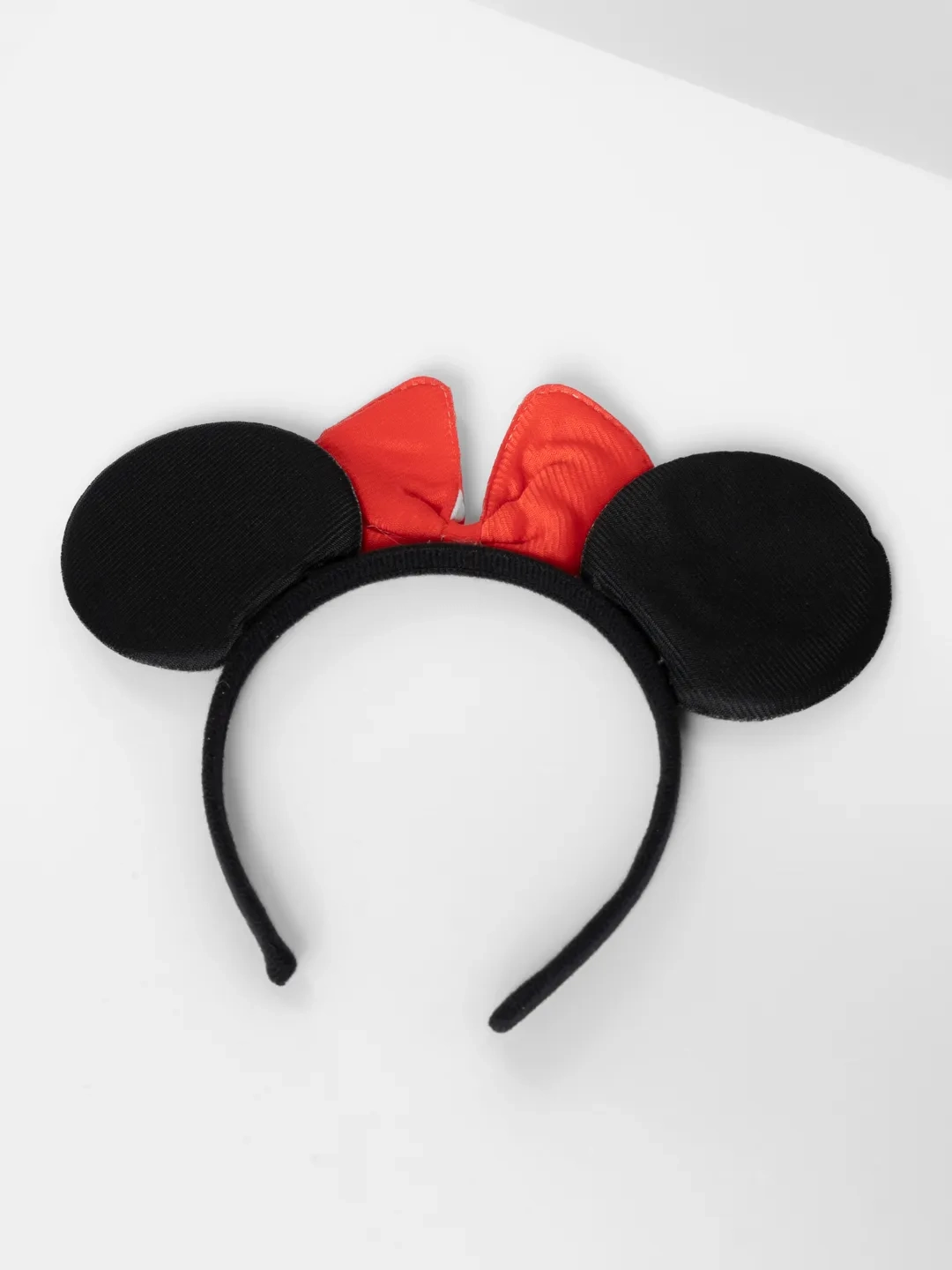 Kırmızı Fiyonklu Minnie Mouse Taç Fare Tacı Kafa Bandı - Lisinya