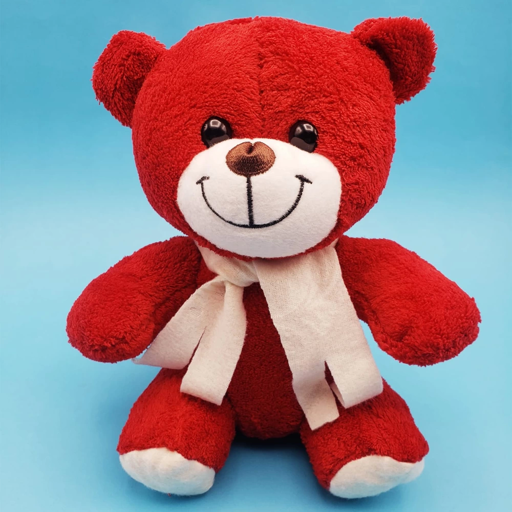 Kırmızı Peluş Oyuncak Ayıcık - Lisinya Kırmızı Peluş Oyuncak Ayıcık - Lisinya