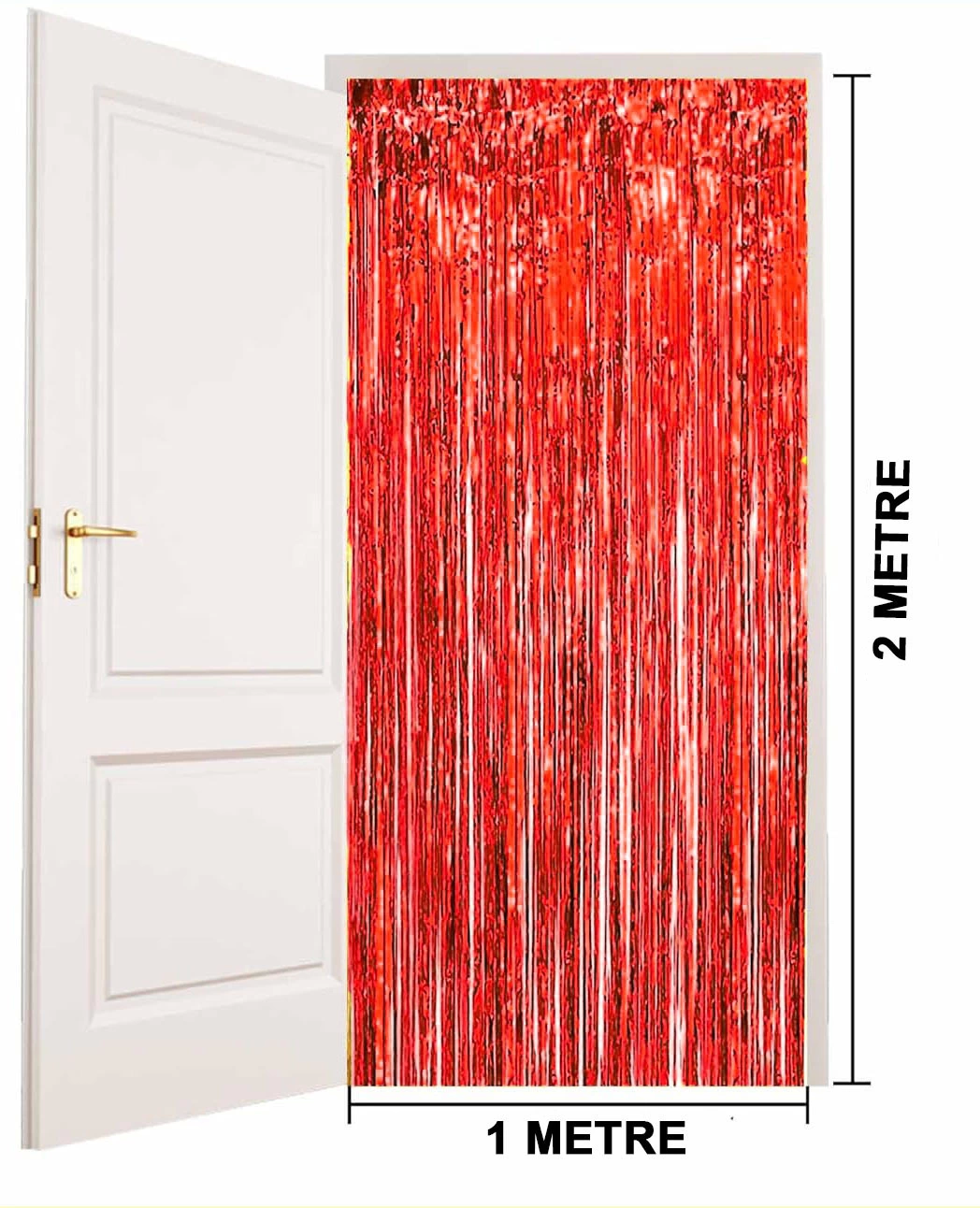 Kırmızı Renk Ekstra Metalize Parlak Saçaklı Arka Fon Perde İthal A Kalite 1x2 Metre - Lisinya Kırmızı Renk Ekstra Metalize Parlak Saçaklı Arka Fon Perde İthal A Kalite 1x2 Metre - Lisinya