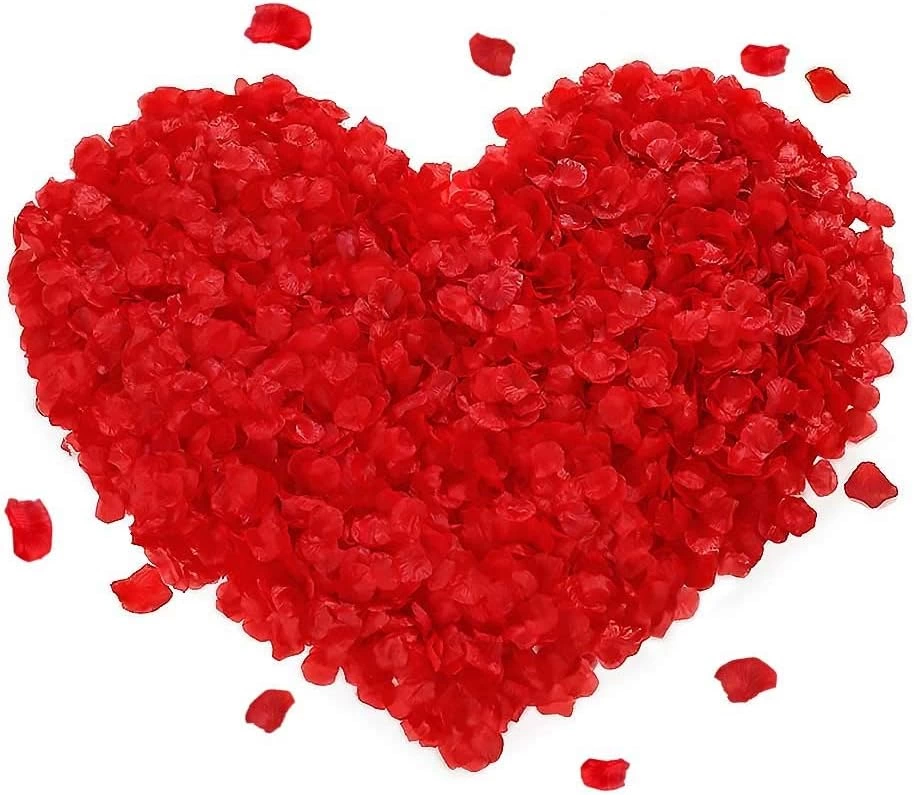 Kırmızı Renk Gül Yaprağı Şekilli Konfeti – 5 Paket 500 Adet - Lisinya Kırmızı Renk Gül Yaprağı Şekilli Konfeti – 5 Paket 500 Adet - Lisinya