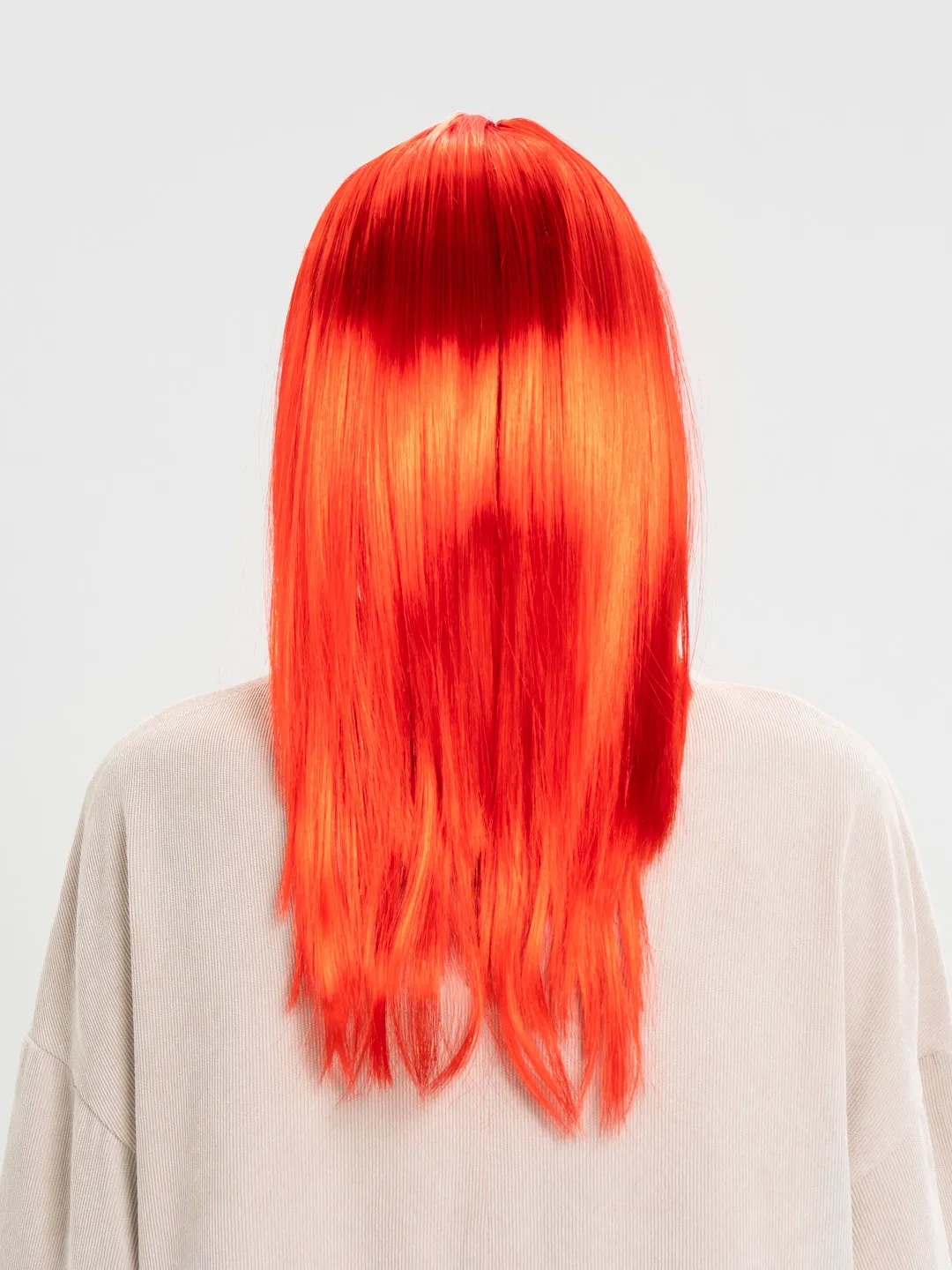 Kırmızı Renk Uzun Düz Parti Peruğu - Lisinya Kırmızı Renk Uzun Düz Parti Peruğu - Lisinya