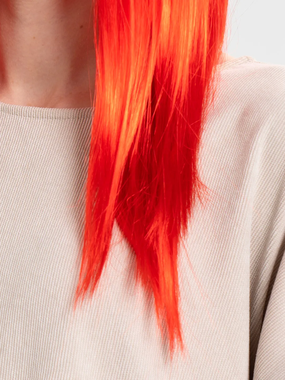 Kırmızı Renk Uzun Düz Parti Peruğu - Lisinya Kırmızı Renk Uzun Düz Parti Peruğu - Lisinya