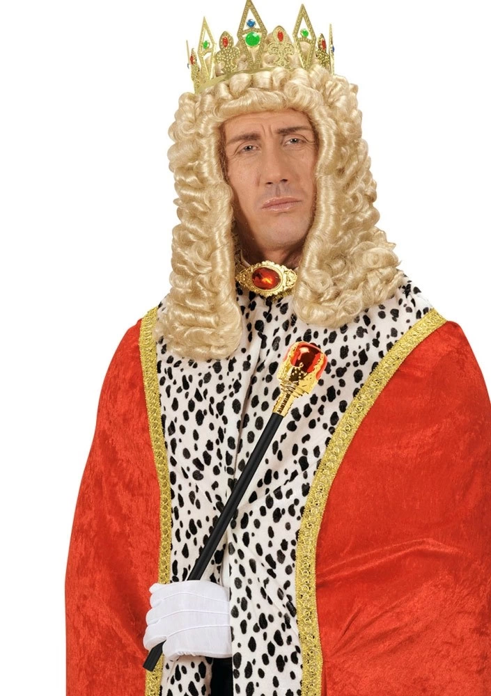 Kırmızı Topuzlu Kral Asası Kraliyet Asası 40 Cm - Lisinya Kırmızı Topuzlu Kral Asası Kraliyet Asası 40 Cm - Lisinya