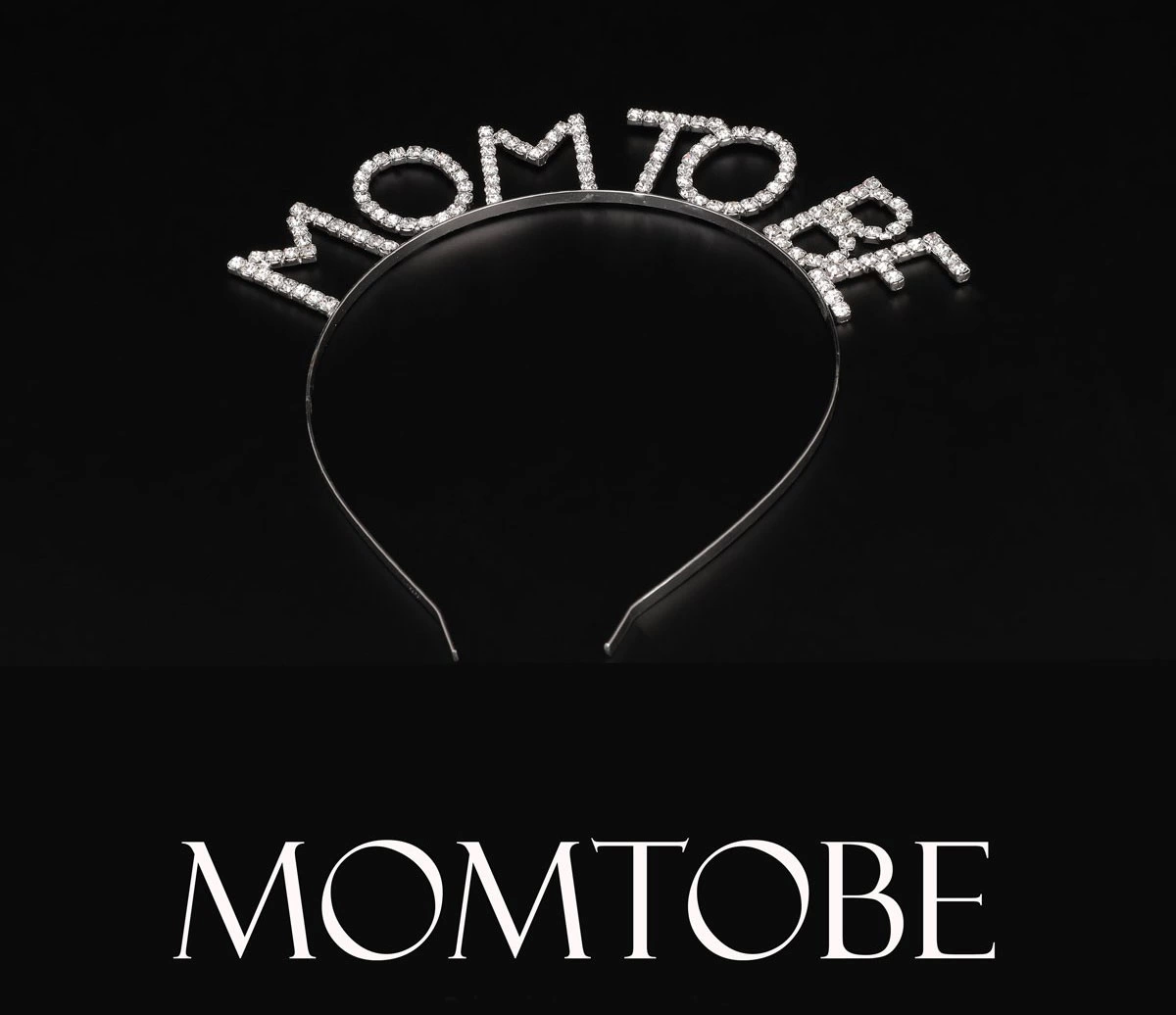 Kristal Taşlı Gümüş Renk Mom To Be Tacı Anne Tacı - Lisinya Kristal Taşlı Gümüş Renk Mom To Be Tacı Anne Tacı - Lisinya