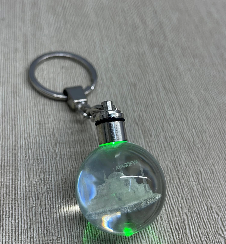 Ledli Ayasofya Tasarımı Kristal Anahtarlık Alk3803 - Lisinya Ledli Ayasofya Tasarımı Kristal Anahtarlık Alk3803 - Lisinya