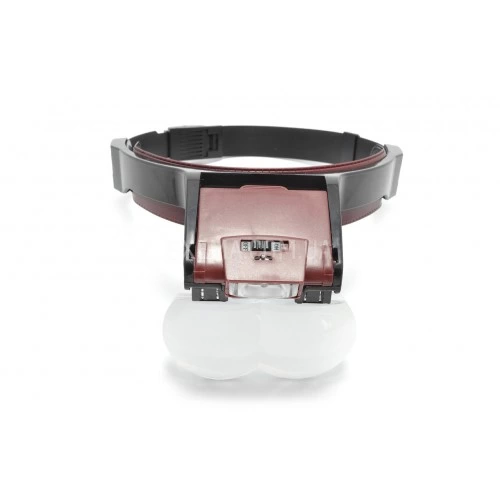 Lens Takmalı 4 Lens , Led Lambalı Şapka Tip Büyüteç - Lisinya Lens Takmalı 4 Lens , Led Lambalı Şapka Tip Büyüteç - Lisinya