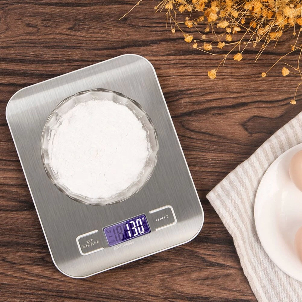 Lüx Dijital Mutfak Terazisi 5 Kg 1 Gr Hassas Paslanmaz Çelik + Pil - Lisinya