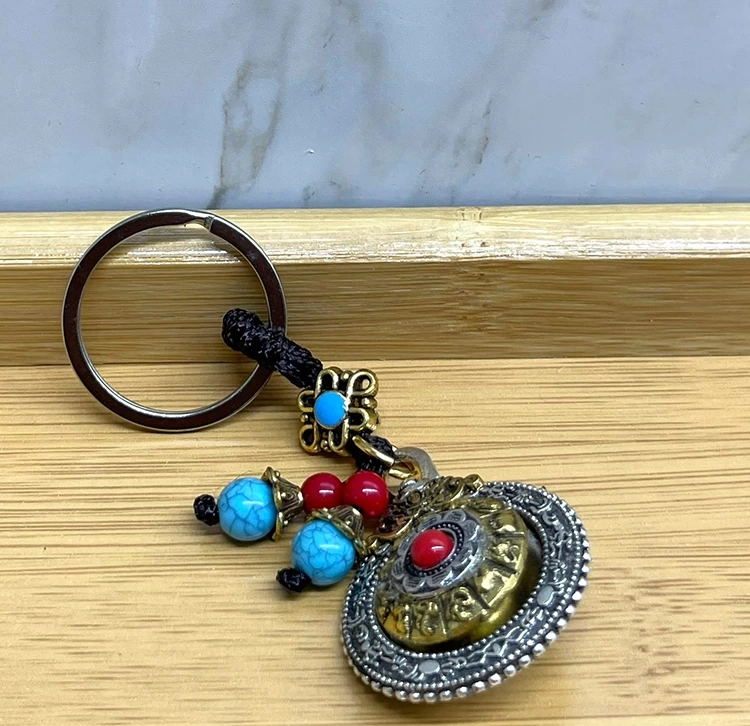 Mantra Çarkı Şans Anahtarlık Alk4465 - Lisinya