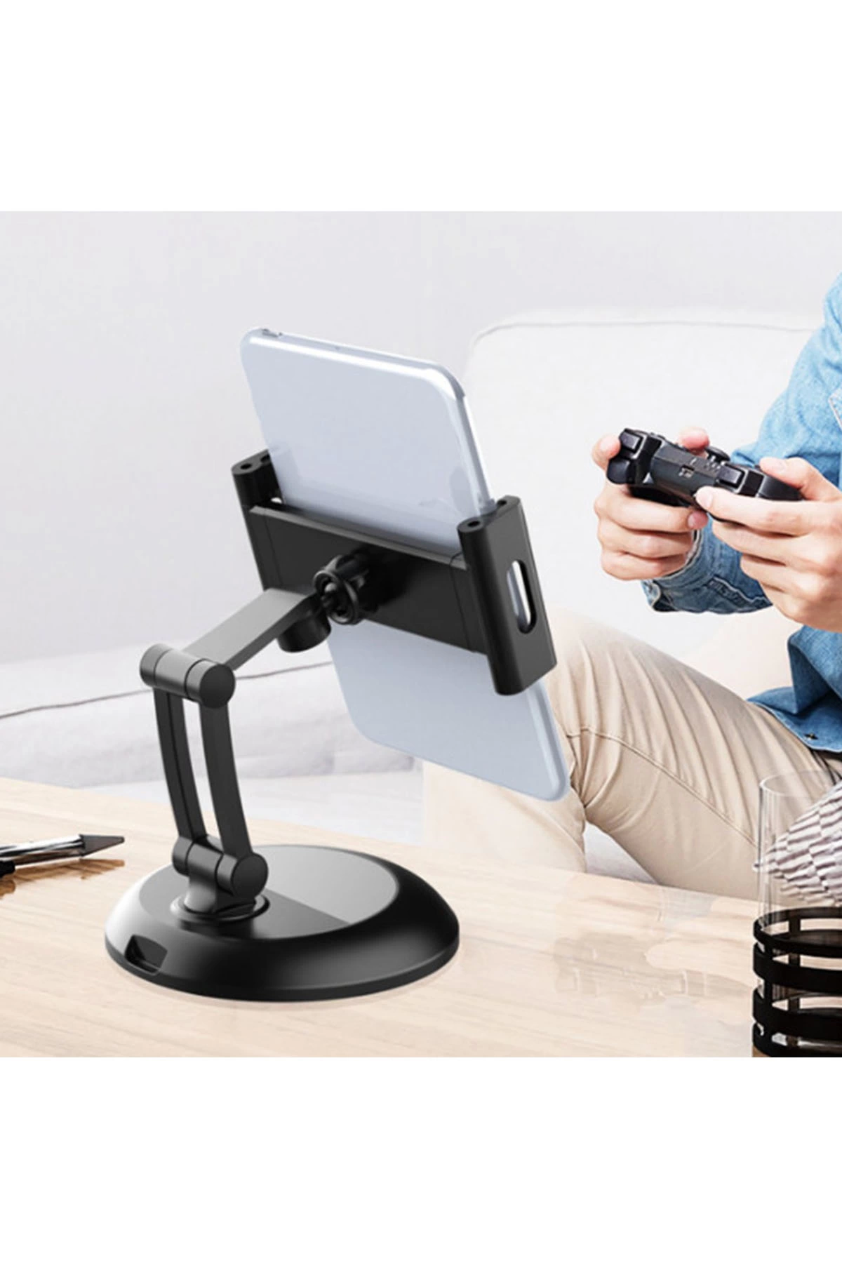 Masa Üstü 360 Derece Ayarlanabilir Tablet Tutucu Telefon Standı 6.3’’- 11 İnç’’ Masaüstü Tablet - Lisinya Masa Üstü 360 Derece Ayarlanabilir Tablet Tutucu Telefon Standı 6.3’’- 11 İnç’’ Masaüstü Tablet - Lisinya