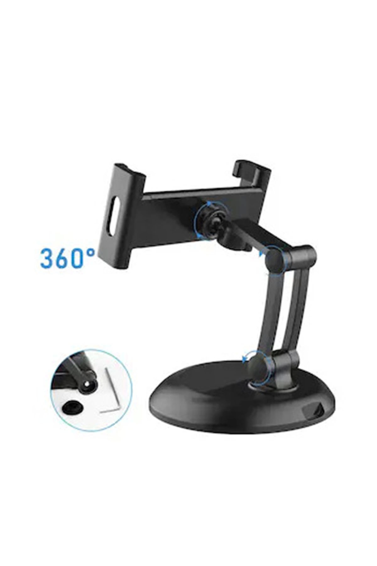 Masa Üstü 360 Derece Ayarlanabilir Tablet Tutucu Telefon Standı 6.3’’- 11 İnç’’ Masaüstü Tablet - Lisinya Masa Üstü 360 Derece Ayarlanabilir Tablet Tutucu Telefon Standı 6.3’’- 11 İnç’’ Masaüstü Tablet - Lisinya