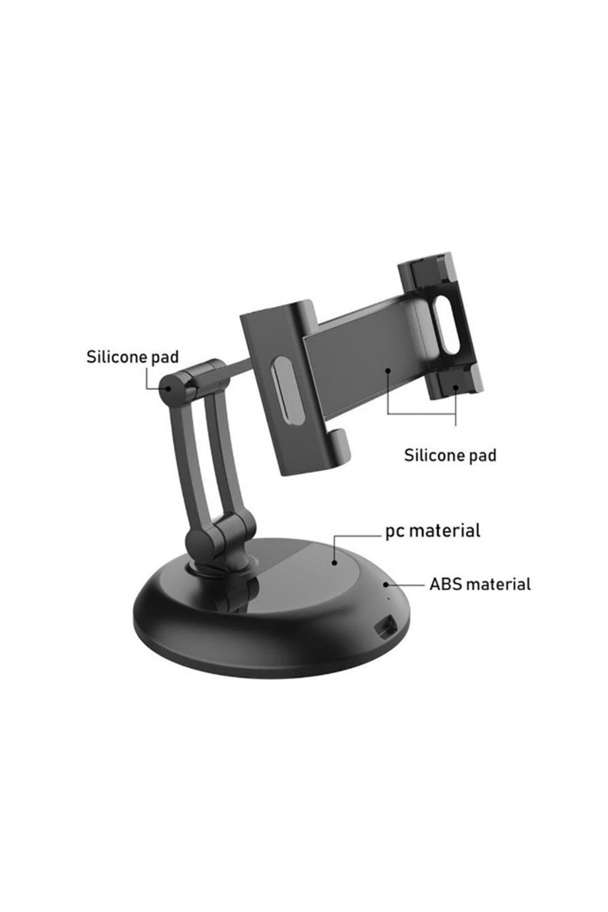 Masa Üstü 360 Derece Ayarlanabilir Tablet Tutucu Telefon Standı 6.3’’- 11 İnç’’ Masaüstü Tablet - Lisinya Masa Üstü 360 Derece Ayarlanabilir Tablet Tutucu Telefon Standı 6.3’’- 11 İnç’’ Masaüstü Tablet - Lisinya