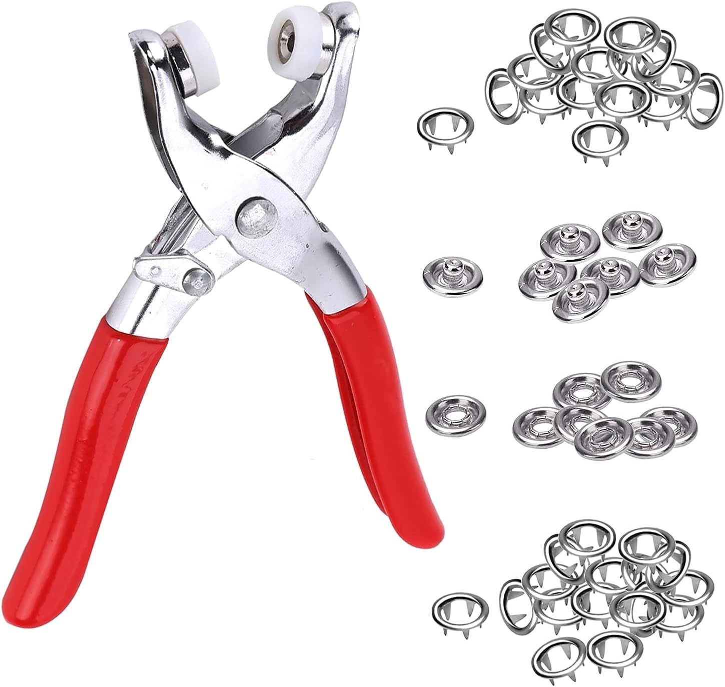 Metal Çıtçıtlı Düğme Pensesi Ve Düğmesi (25 Set) - Lisinya Metal Çıtçıtlı Düğme Pensesi Ve Düğmesi (25 Set) - Lisinya