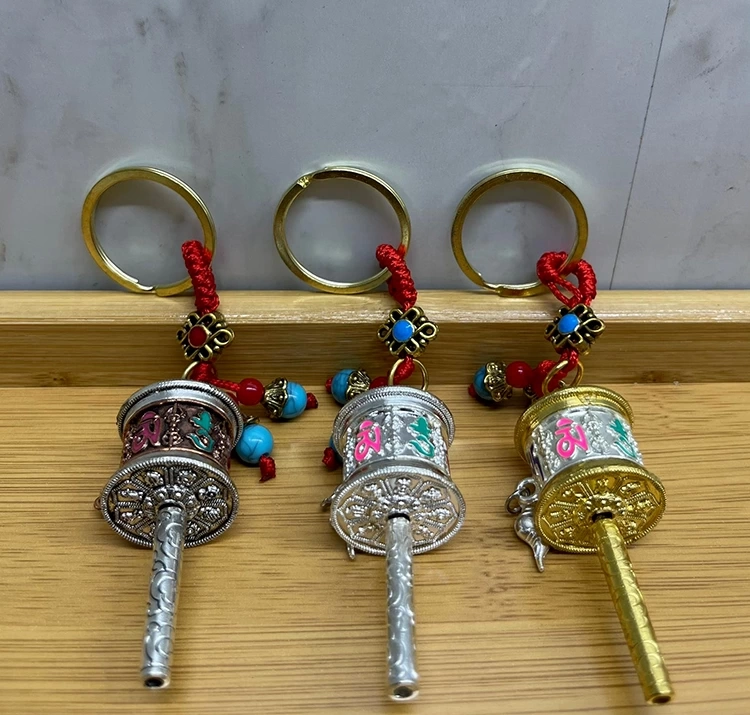 Metal Feng Shui Şans Çarkı Anahtarlık Alk4458 - Lisinya