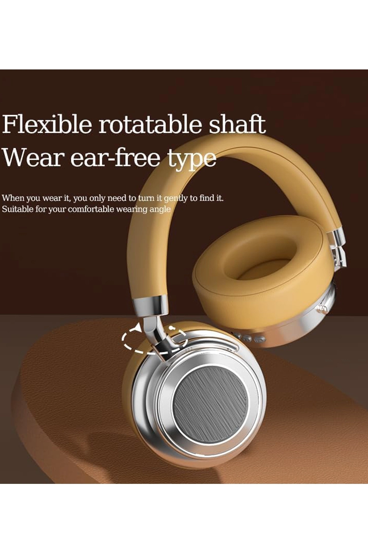 Metal Kulak Üstü Kablosuz Bluetooth Kulaklık Hybrid Anc Type-c Hızlı Şarj Bluetooth 6.0 - Lisinya