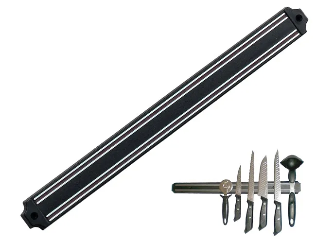 Mıknatıslı Bıçak Tutucu Stand - 49 Cm, Siyah - Lisinya