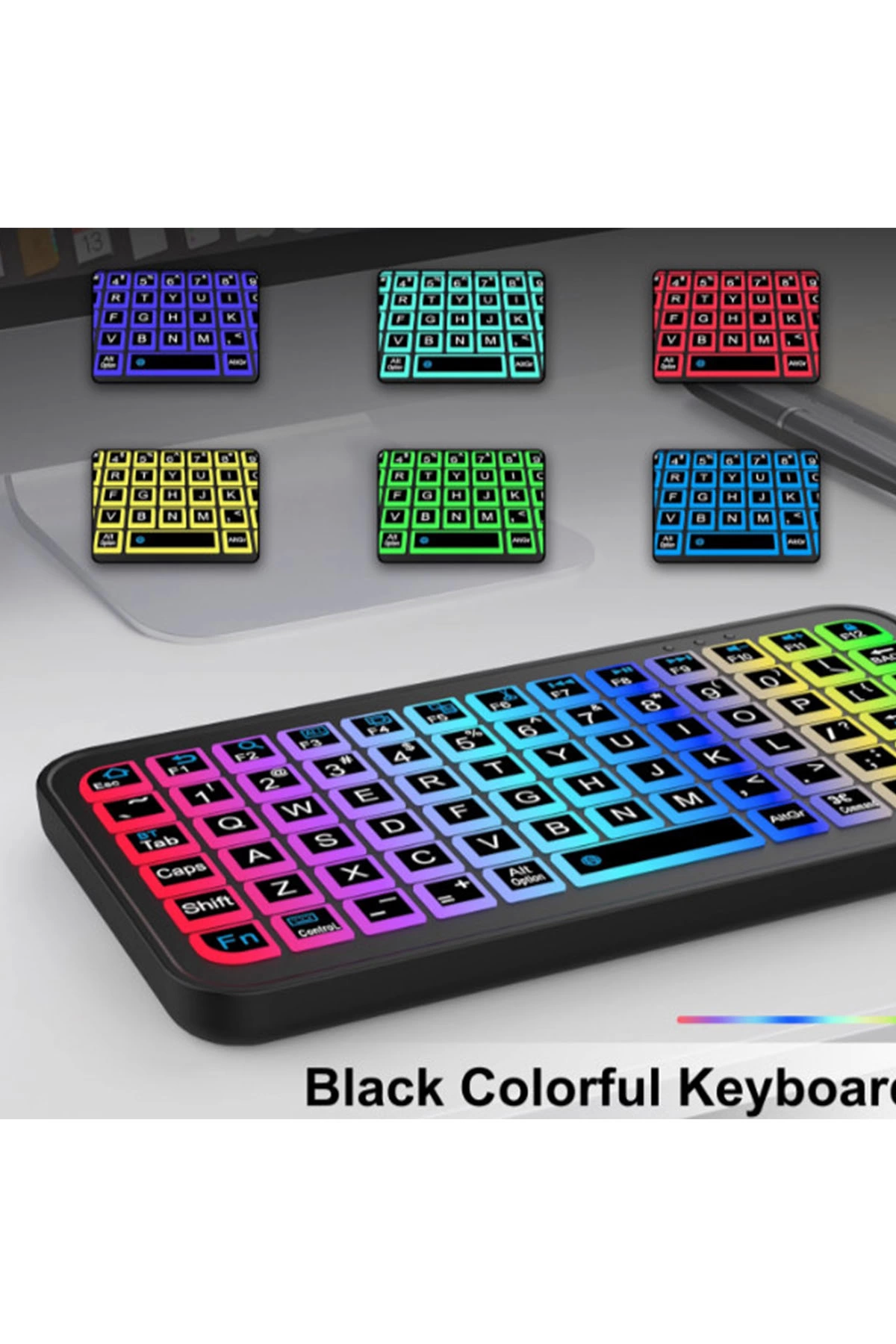 Mini Klavye Smarttv Işıklı Bluetooth Kablosuz Televizyon Ps3 Dizüstü Tabletler Ve Telefonlar İçin - Lisinya Mini Klavye Smarttv Işıklı Bluetooth Kablosuz Televizyon Ps3 Dizüstü Tabletler Ve Telefonlar İçin - Lisinya