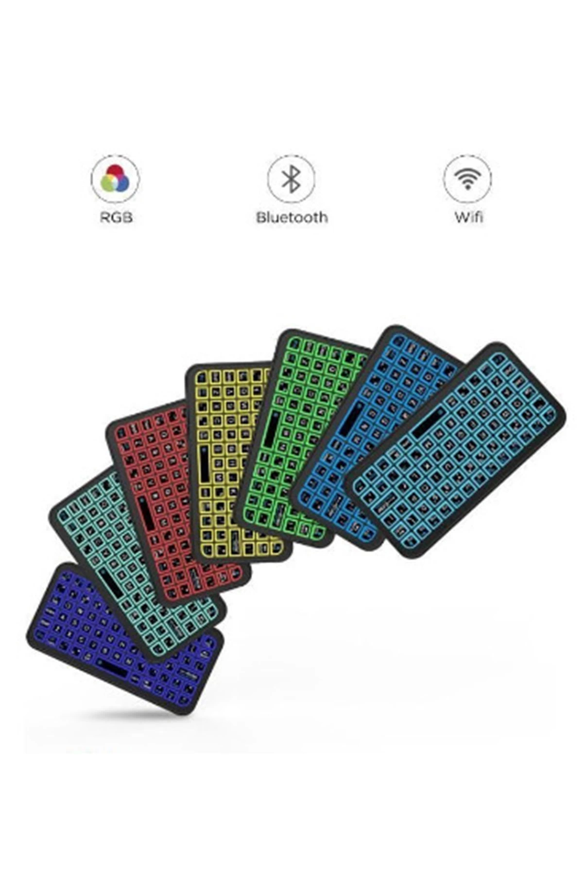 Mini Klavye Smarttv Işıklı Bluetooth Kablosuz Televizyon Ps3 Dizüstü Tabletler Ve Telefonlar İçin - Lisinya Mini Klavye Smarttv Işıklı Bluetooth Kablosuz Televizyon Ps3 Dizüstü Tabletler Ve Telefonlar İçin - Lisinya